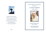 Funeral Stationery by Minuteman Falkirk