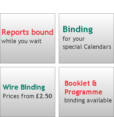 Finishing and Binding Servies from Minuteman Falkirk