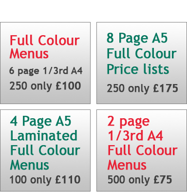 Menu and Pricelist promotions